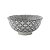 CJ 6 BOWLS DE PORCELANA MARRAKECH MARROM E BRANCO 9,5x5cm - Imagem 2