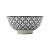 CJ 4 BOWLS DE PORCELANA MARRAKECH MARROM E BRANCO 12x5,5cm - Imagem 3