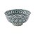 CJ 4 BOWLS DE PORCELANA DUBAI VERDE E BRANCO 12x5,5cm - Imagem 1