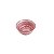 BOWL DE CERÂMICA GEOMÉTRICO VERMELHO E BRANCO 12cm - Imagem 2