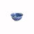 BOWL DE CERÂMICA GEOMÉTRICO AZUL E BRANCO 12cm - Imagem 2