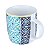 CANECA DE PORCELANA LADRILHO AZUL 350ml - Imagem 2