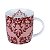 CANECA DE PORCELANA PROVENCE ROSA 350ml - Imagem 1
