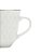 CJ 6 XÍCARAS P/CAFÉ  PORCELANA BRANCA C/FILETE PRATEADA 90ml - Imagem 2