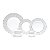 APARELHO  JANTAR 42PC  PORCELANA NEW BONE PRECIOUS MAIL BOX - Imagem 1