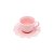 CJ 6 XÍCARAS P/CAFÉ C/PÍRES DE PORCELANA PRINCESS ROSA 90ml - Imagem 1