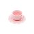 CJ 6 XÍCARAS P/CAFÉ C/PÍRES DE PORCELANA PRINCESS ROSA 90ml - Imagem 4