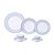 APARELHO  JANTAR 42PC  PORCELANA SUPER WHITE GARN MAIL BOX - Imagem 1