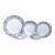 APARELHO  JANTAR 42PC  PORCELANA SUPER WHITE SINTRA MAIL BOX - Imagem 1