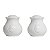 CJ SALEIRO E PIMENTEIRO DE PORCELANA SUPER WHITE QUEEN 6x6cm - Imagem 4