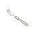 CJ 6 GARFOS SOBREMESA AÇO INOX CABO PLÁSTIC MOTHER CINZA 20c - Imagem 1