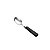 CJ 6 COLHERES CAFÉ AÇO INOX CABO PLÁSTICO RATTAN PRETO 15 - Imagem 1