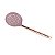ESCUMADEIRA DE NYLON C/CABO DE AÇO INOX ROSÉ 34cm - Imagem 1