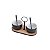 CJ BANDEJA BAMBU 2 MOLHEIRAS 2 COLHERES AÇO INOX 20x9,5 - Imagem 1