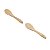 CJ 2 MOLHEIRAS DE VIDRO C/2 COLHERES DE BAMBU 7x5cm - Imagem 5