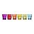 CJ 6 COPOS DE VIDRO FACES COLORIDO 50ml - Imagem 3