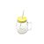 CANECA DE VIDRO C/TAMPA E CANUDO PINEAPPLE AMARELA 480ml - Imagem 1