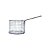 CESTA DE FERRO CROMADO 21x10x10cm - Imagem 3