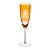 CJ 6 TAÇAS CHAMPAGNE VIDRO LAPIDADAS TROPICALIS ÂMBAR 150ml - Imagem 1