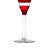 CJ 6 TAÇAS CHAMPAGNE VIDRO LAPIDADAS ELEGANCE VERMELHA 150ml - Imagem 4