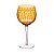 CJ 6 TAÇAS P/VINHO DE VIDRO LAPIDADAS ELEGANCE ÂMBAR 370ml - Imagem 1