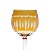CJ 6 TAÇAS P/VINHO DE VIDRO LAPIDADAS ELEGANCE ÂMBAR 370ml - Imagem 3