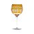 CJ 6 TAÇAS P/VINHO DE VIDRO LAPIDADAS ELEGANCE ÂMBAR 370ml - Imagem 2