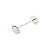 CJ 6 DESCANSOS P/TALHER DE ZAMAC SILVER PLATED SHELL 7,5cm - Imagem 1