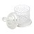 POTE MULTIUSO DE ZAMAC CRISTAL PRATEADO 10,5x16,5cm - Imagem 4