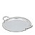 BANDEJA C/ALÇA DE ZAMAC NIQUELADO BALLS 37,5x31,5x4,5cm - Imagem 1