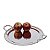 BANDEJA C/ALÇA DE ZAMAC NIQUELADO BALLS 37,5x31,5x4,5cm - Imagem 5