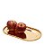 BANDEJA DE ZAMAC BALLS DOURADA 29x16,5x3cm - Imagem 5
