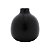 VASO DECORATIVO CERÂMICA PRETO 9x10cm - Imagem 2