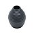 VASO DECORATIVO CERÂMICA PRETO 11x13cm - Imagem 3