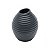 VASO DECORATIVO CERÂMICA PRETO 11x13cm - Imagem 1