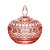 POTICHE DECORATIVO CRISTAL LYS ROSA 11x12cm - Imagem 1