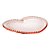 PRATO CRISTAL CORAÇÃO PEARL ROSA 20x17x2cm - Imagem 2