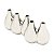 VASO DECORATIVO CERÂMICA PRATEADO 28x10x12cm - Imagem 4