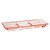 PETISQUEIRA CRISTAL C/3 DIVISÕES PEARL ROSA 30x13x3cm - Imagem 2