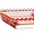 PETISQUEIRA CRISTAL C/3 DIVISÕES PEARL ROSA 30x13x3cm - Imagem 3