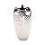 VASO DECORATIVO CERÂMICA PRATEADO 16x30cm - Imagem 1