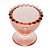 CJ 6 PORTA OVOS CRISTAL PEARL ROSA 6x6cm - Imagem 2