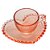 CJ 4 XÍCARAS CAFÉ CRISTAL C/PIRES PEARL ROSA 80ml - Imagem 2