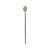 COLHER AÇO INOX BAILARINA KYOTO ROSÉ GOLD/CINZA 30cm - Imagem 1