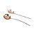CJ 2PC AÇO INOX P/MASSA KYOTO ROSÉ GOLD/CINZA - Imagem 1