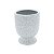 VASO DECORATIVO CERÂMICA CINZA 13x16cm - Imagem 2