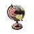 GLOBO DECORATIVO DE PLÁSTICO C/BASE DE FERRO 16cm - Imagem 1