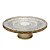 PRATO CRISTAL P/BOLO C/PÉ LYS ÂMBAR 32x11cm - Imagem 1