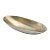 CENTRO DE MESA DE ALUMÍNIO BRONZE 37x15x7cm - Imagem 1