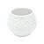 VASO DECORATIVO CERÂMICA BRANCO 12x10cm - Imagem 1